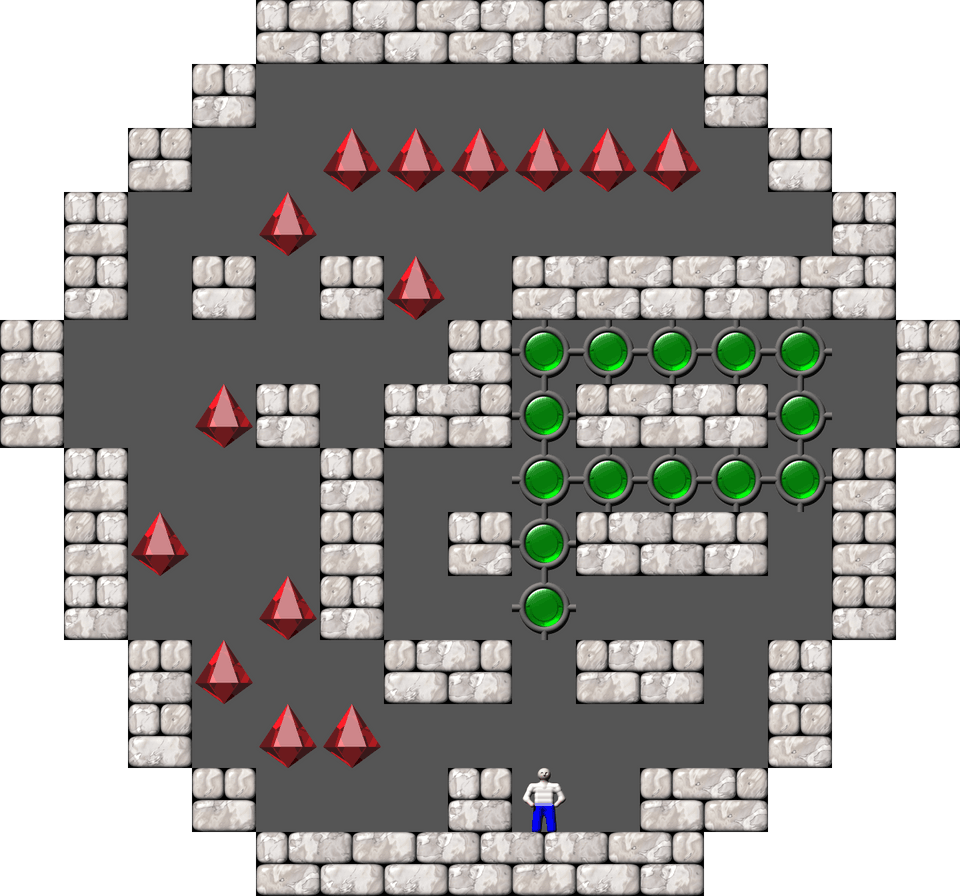 Sokoban ACSmileys 4 level 61